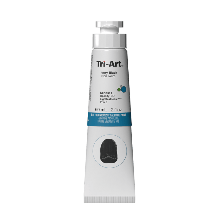 Tri-Art High Viscosity - Ivory Black-1