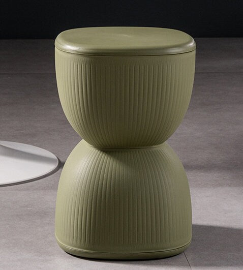 Stripe Plastic Stool Plant Stand-1