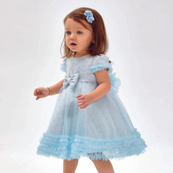 Baby Blue Girls Formal Dress JuniorKids