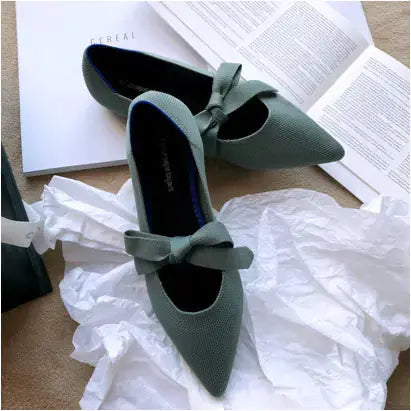 Flat Casual Boat Shoes with Bow Mary Jane Style My Store
