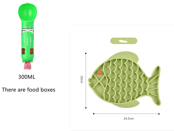 Silicone Slow Food Plate for Dogs and Pets My Store