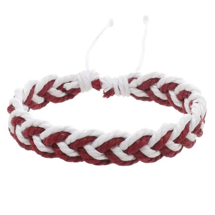 Handwoven Cotton String Bracelet in Artistic Style My Store