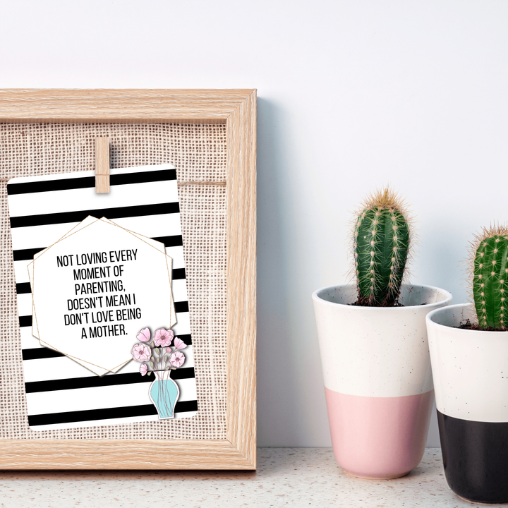 Motherhood B&W Affirmation Cards - Set of 30-1