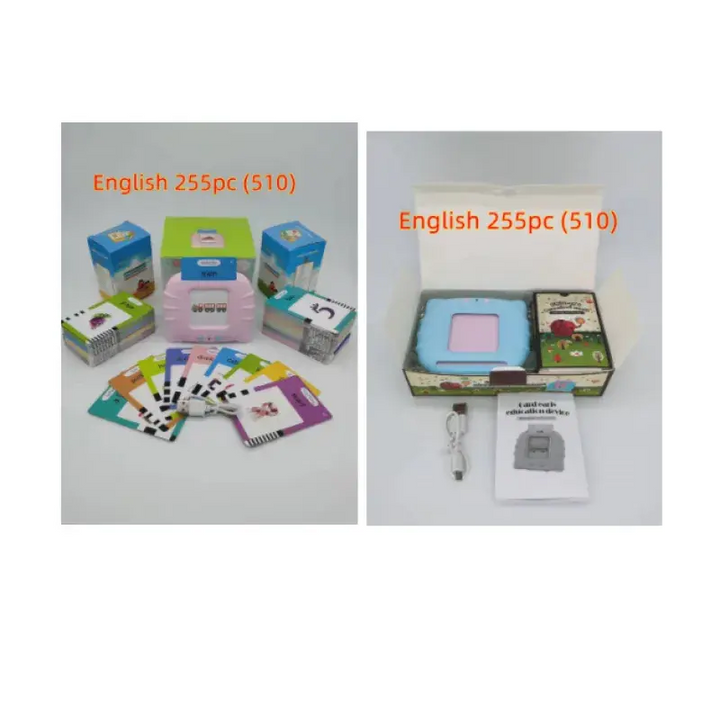 Children's Bilingual Educational Card Learning Machine My Store