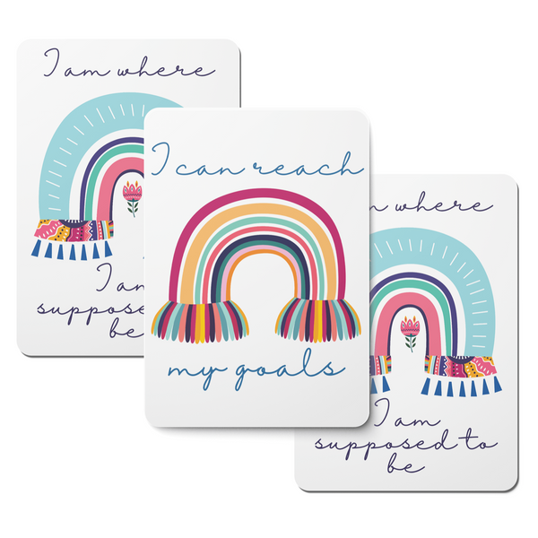 Rainbow Affirmation Cards - Set of 20-0