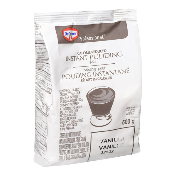 Pudding Vanilla Instant Powder Low Calorie - 2 x 500 g - Oetker - Baking Mixes and Ingredients - Canadian Distribution-0