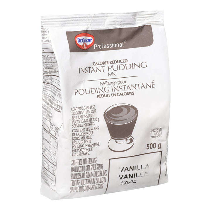 Pudding Vanilla Instant Powder Low Calorie - 2 x 500 g - Oetker - Baking Mixes and Ingredients - Canadian Distribution-0
