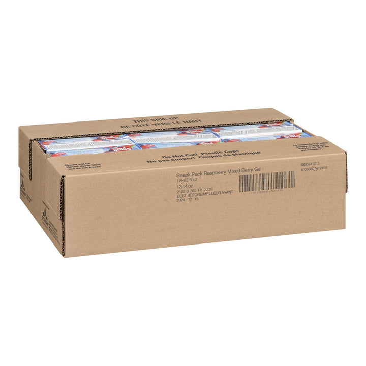 Gelatin Raspberry Miniberry Juicy Gel - 48 x 99 g - Hunt Wesson - Baking Mixes and Ingredients - Canadian Distribution-2