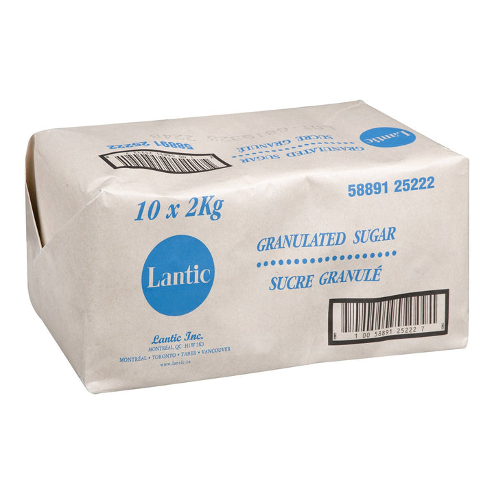 Sugar Granulated - 10 x 2 kg - Lantic Sugar Lt - Restaurant and Foodservice Ingredients - Canadian Distribution-1