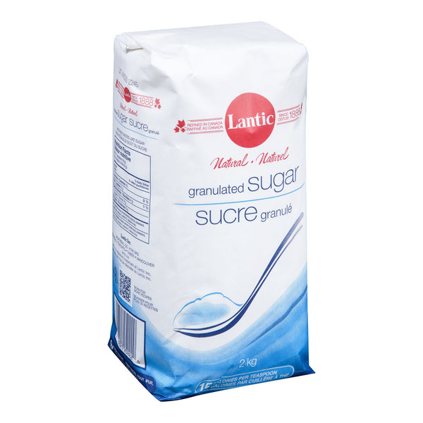 Sugar Granulated - 10 x 2 kg - Lantic Sugar Lt - Restaurant and Foodservice Ingredients - Canadian Distribution-0