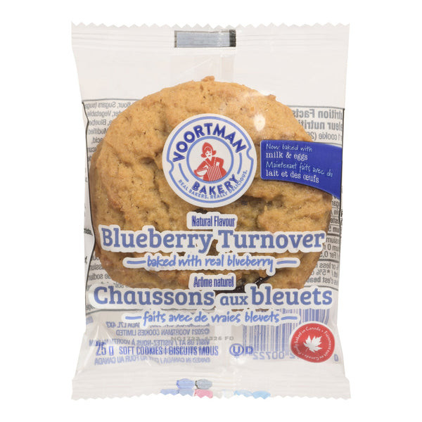 Cookie Blueberry Turnover Single Serve - 1 x 144 count - Voortman - Restaurant and Foodservice Ingredients - Canadian Distribution-0