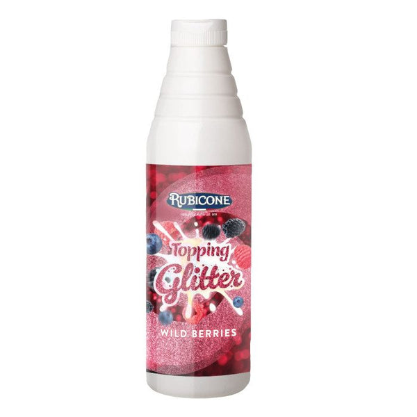Wild Berries Glitter Topping - 1 KG Squeeze Bottle - Rubicone Canada-0