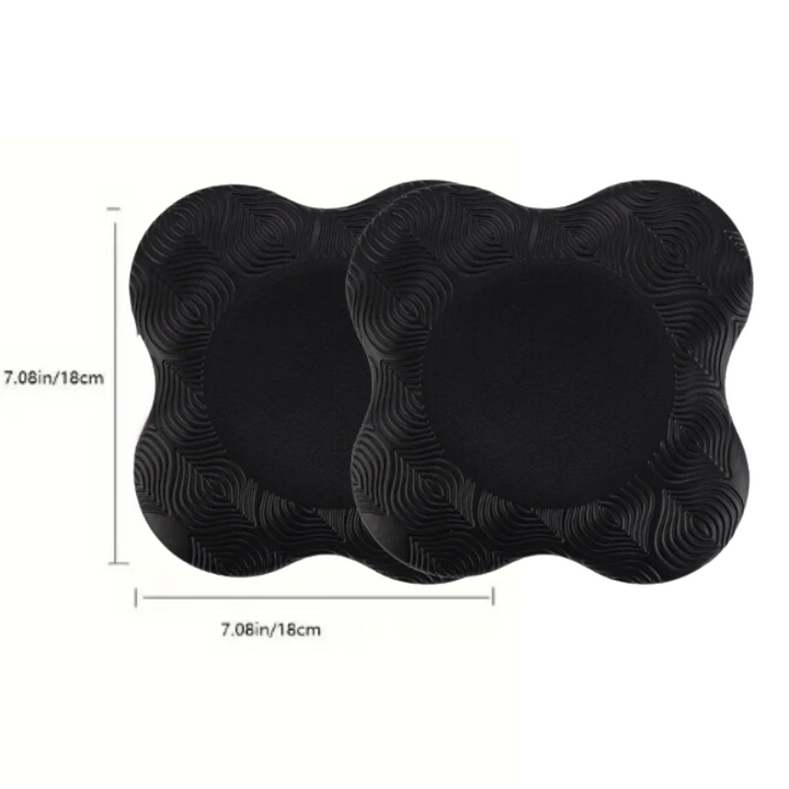 Yoga Kneeling Mat Thick Shock Absorption Knee Pad (2 pcs)-1