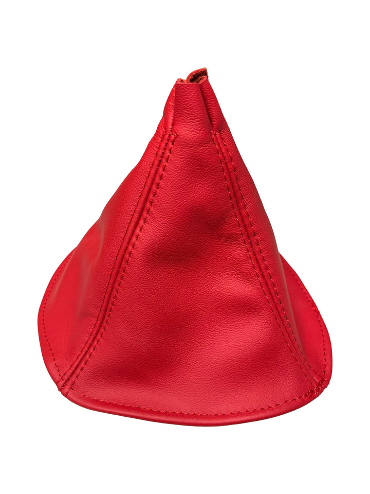 Torch Red & Black Leather Shift Boot Cover For Chevy Camaro 2010 2011 2012 2013 2014 2015 JTS Custome Upholstery