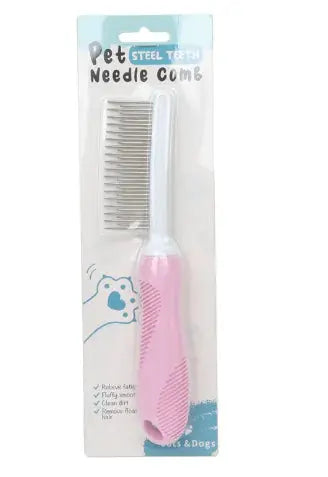 Pet Grooming Needle Comb for Cleaning Fur (Single Piece) My Store