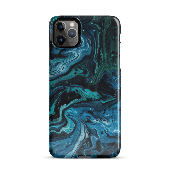 Abstract Blue Phone case for iPhone-4