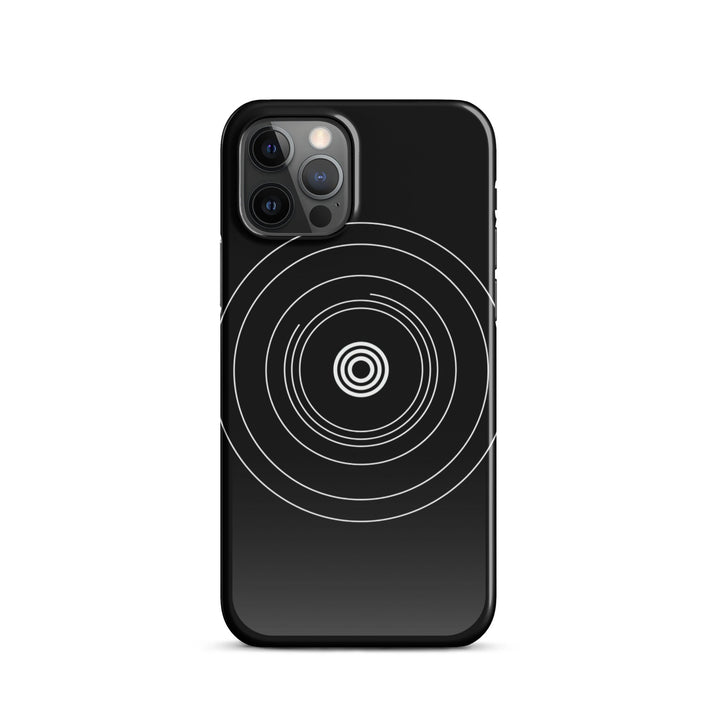 Black Circle Phone case for iPhone-10