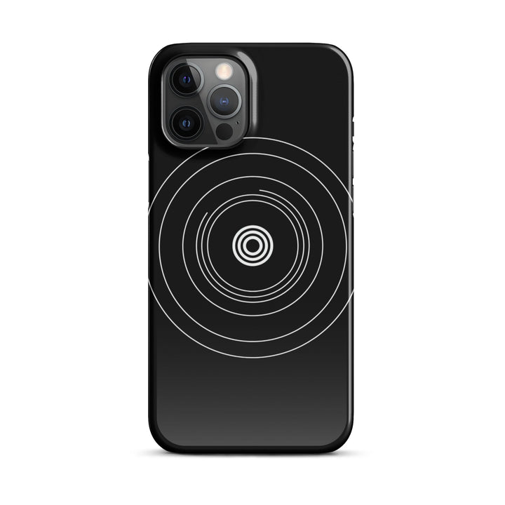 Black Circle Phone case for iPhone-12