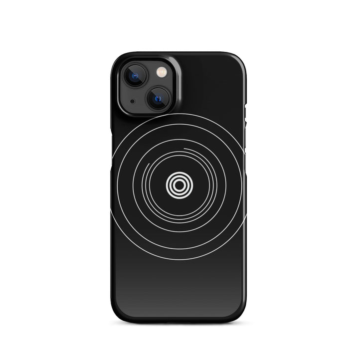 Black Circle Phone case for iPhone-16