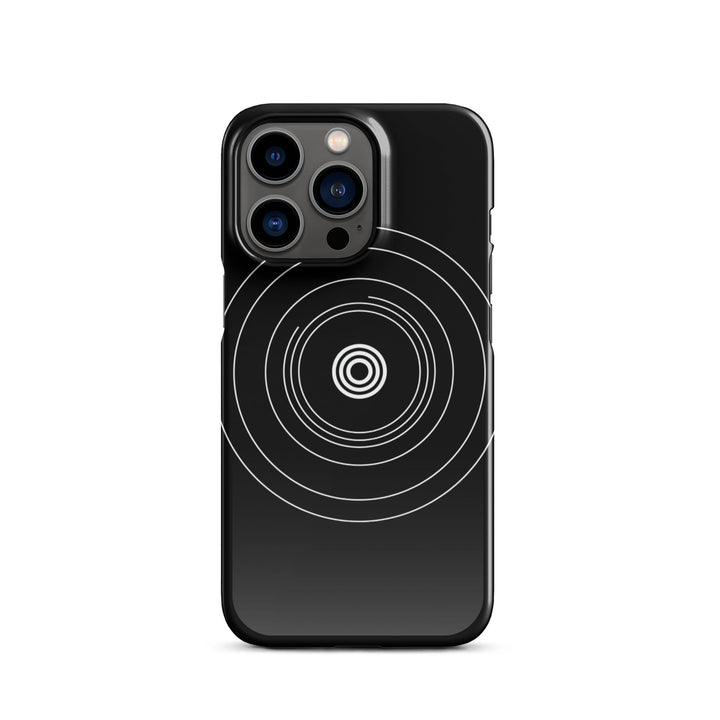Black Circle Phone case for iPhone-18