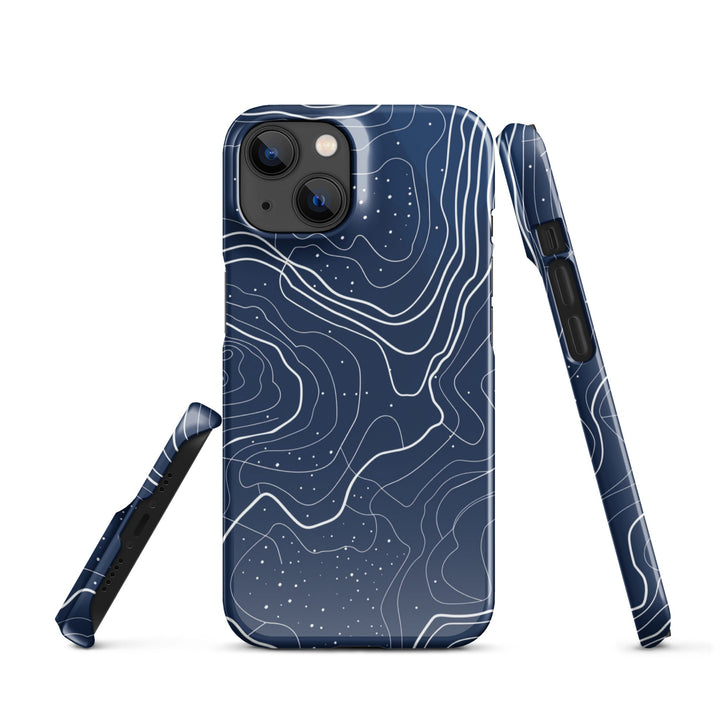 Blue Art Phone case for iPhone-23