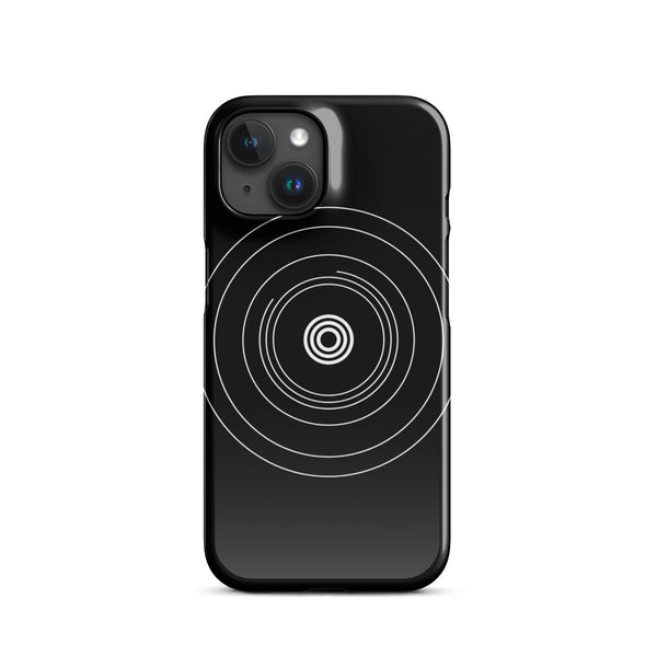 Black Circle Phone case for iPhone-30