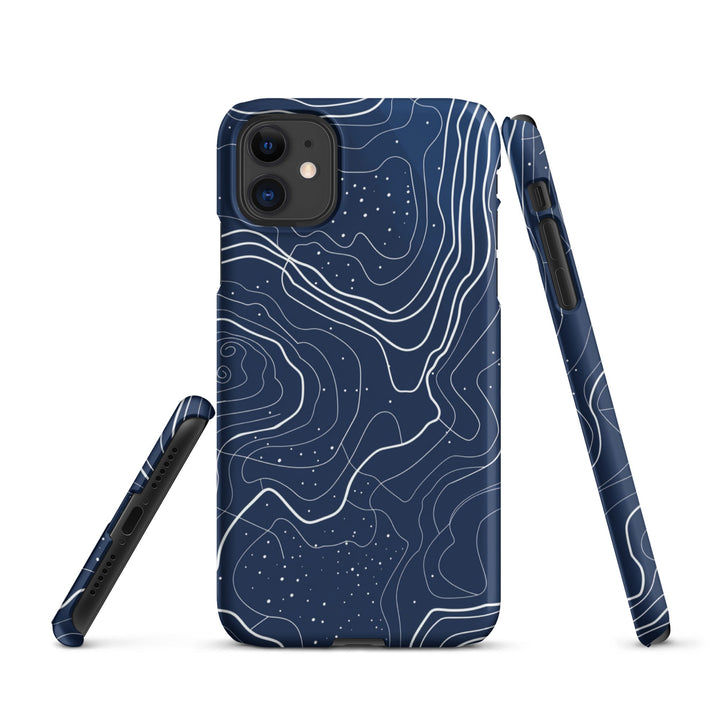 Blue Art Phone case for iPhone-2