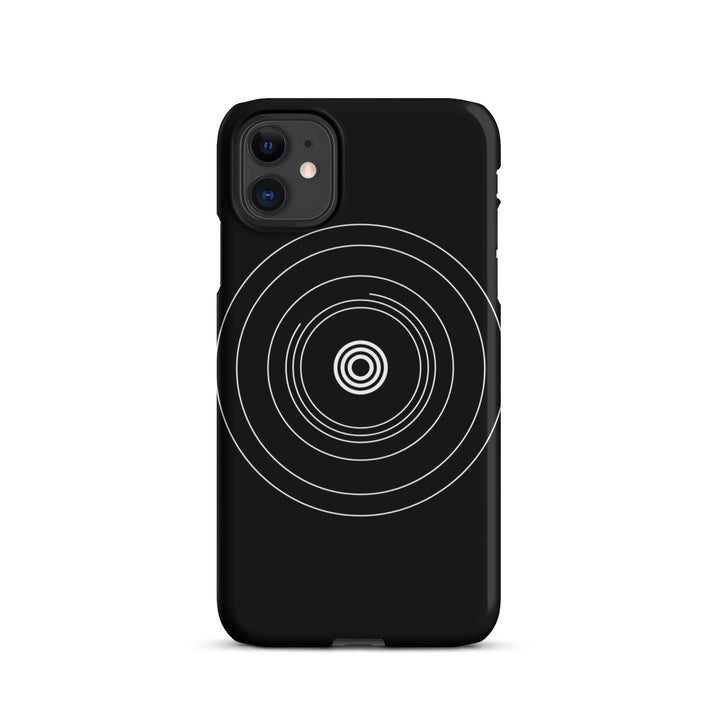 Black Circle Phone case for iPhone-1