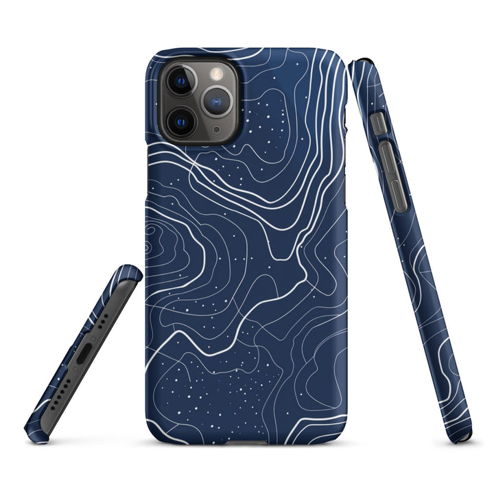 Blue Art Phone case for iPhone-4