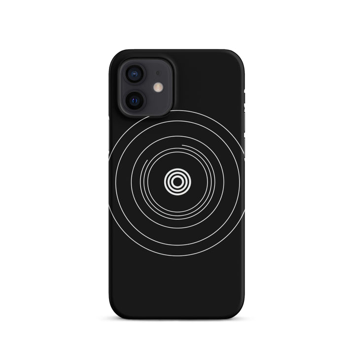 Black Circle Phone case for iPhone-9