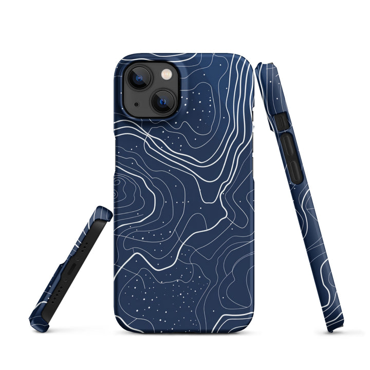Blue Art Phone case for iPhone-18