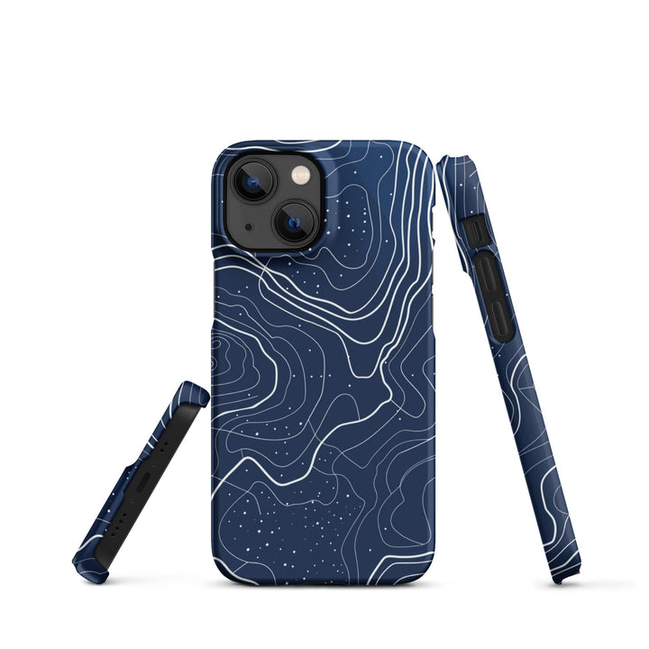 Blue Art Phone case for iPhone-16