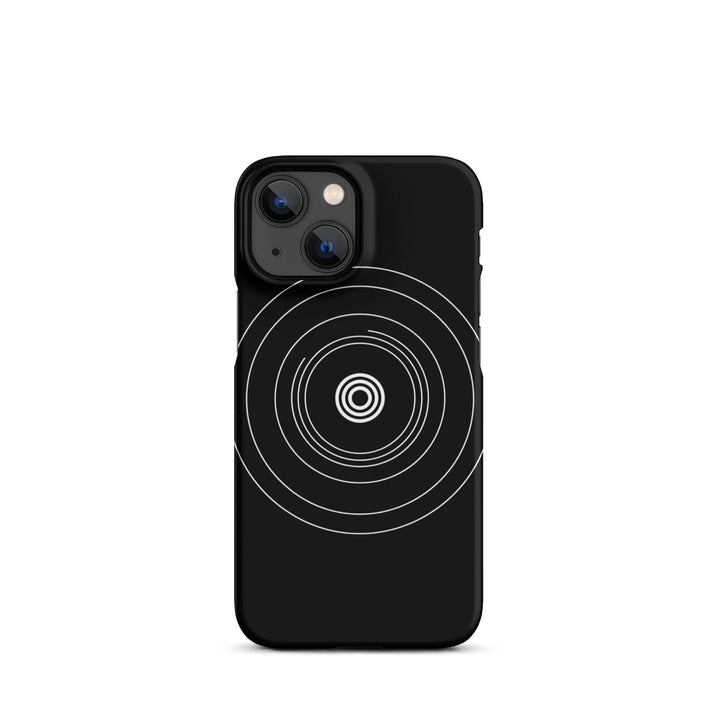 Black Circle Phone case for iPhone-15