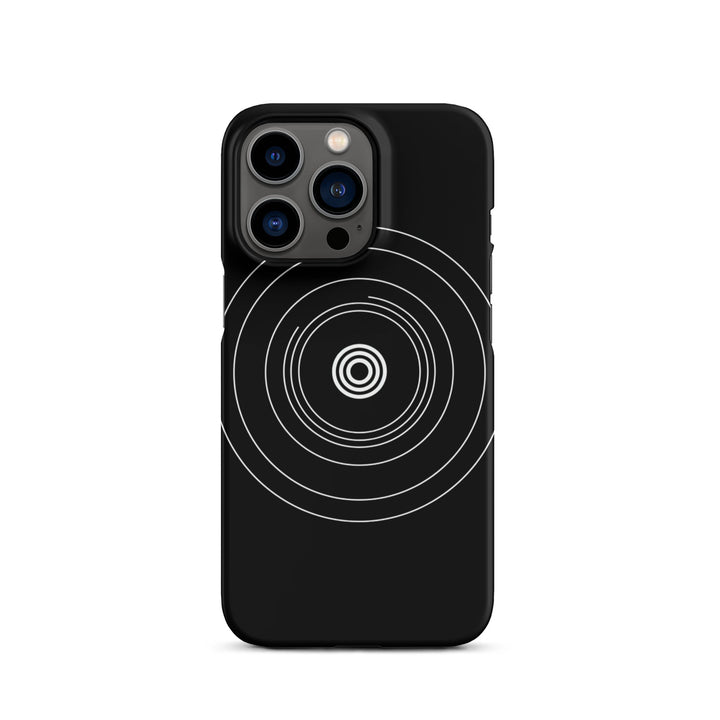 Black Circle Phone case for iPhone-19