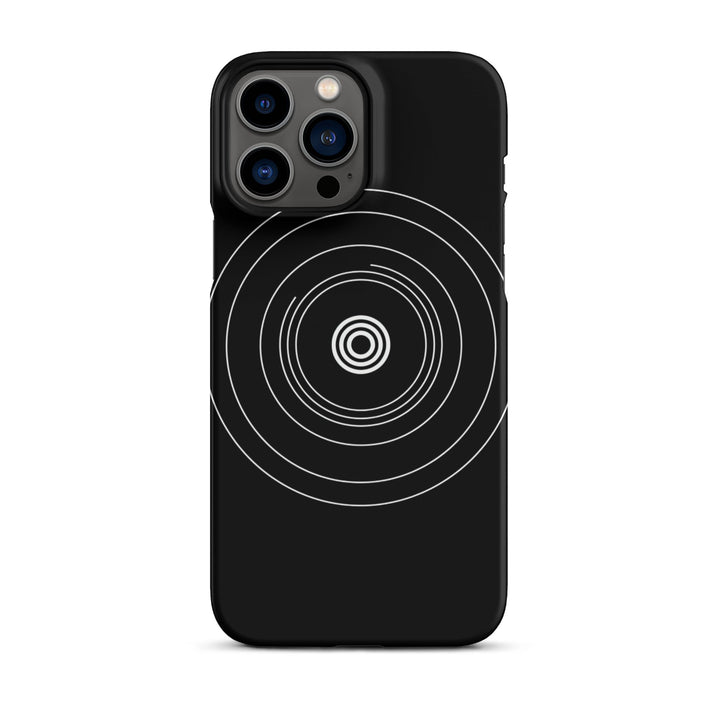 Black Circle Phone case for iPhone-21