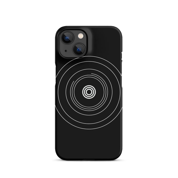 Black Circle Phone case for iPhone-23