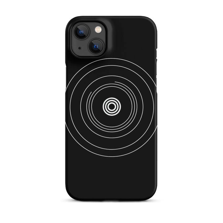 Black Circle Phone case for iPhone-25