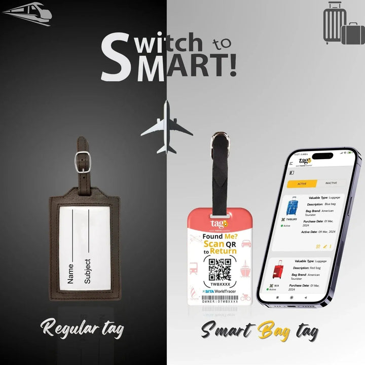 Smart Bag Security Tag - Sydney [Pack 2]-1