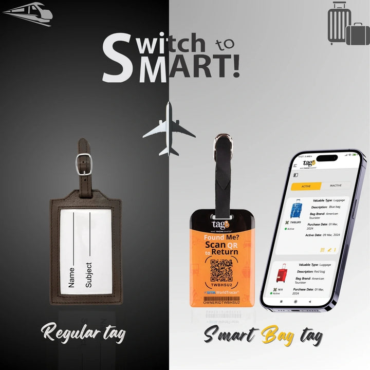 Smart Bag Security Tag - Bengaluru (BLR)  [Pack 2]-1