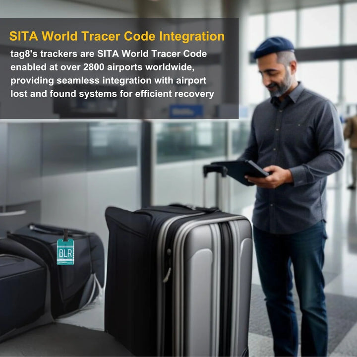 Smart Bag Security Tag - Bengaluru (BLR)  [Pack 2]-4