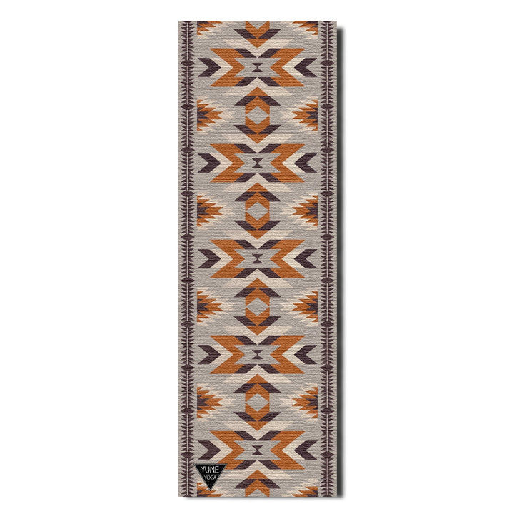 Teton Canyon Yoga Mat – 6 mm Extra Thick, Double-Sided Non-Slip, Eco-Friendly PER with Multi-Color Canyon Stripe Design | Yune Yoga-1