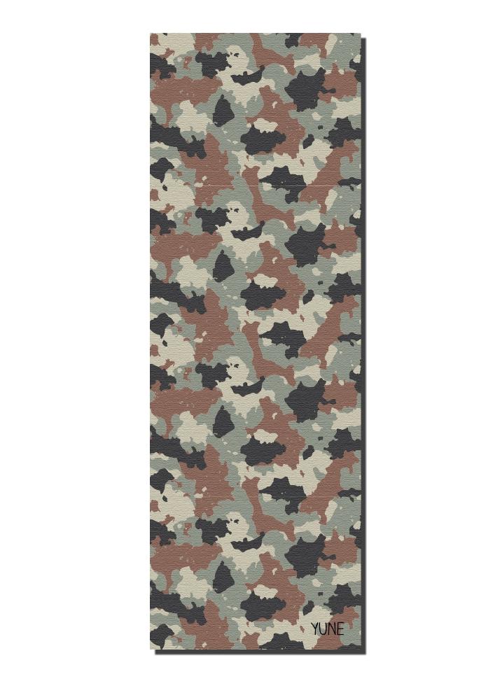 Yoga Mat | 6mm Thick | Camo | Non-Slip | Eco Friendly | Yune Yoga | Camo 3-1