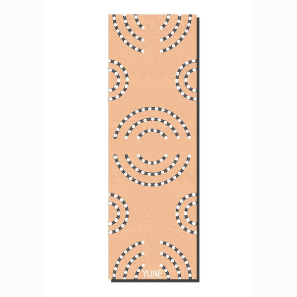 CE58 Tan 6mm Non-Slip Yoga Mat | Cushioned Grip, Easy-Clean PER | Yune Yoga-0