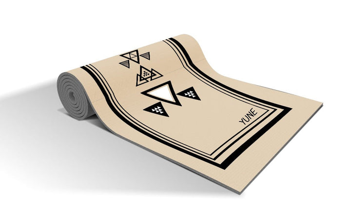 Yoga Mat | 6mm Thick | Striped | Non-Slip | Eco Friendly | Yune Yoga | Mariah-1