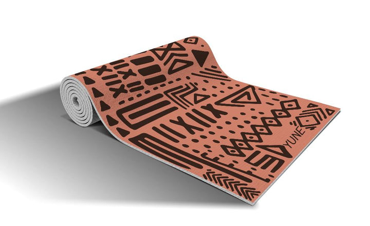 Yoga Mat | 6mm Thick | Tan | Non-Slip | Eco Friendly | Yune Yoga | Obelisk-1