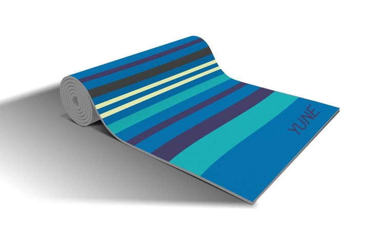 Yoga Mat | 6mm Thick | Blue | Non-Slip | Eco Friendly | Yune Yoga | TM69-1