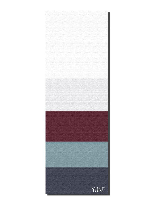 Yoga Mat | 6mm Lightweight | Striped| Non-Slip | Eco Friendly | Yune Yoga | Tofino-0