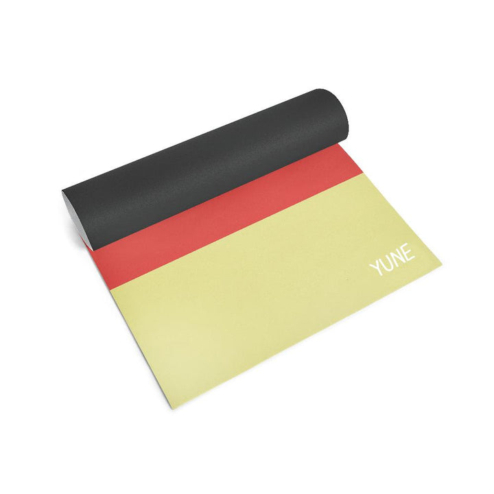 Yoga Mat | 6mm Thick | Multi Color Striped | Non-Slip | Eco Friendly | Yune Yoga | Trestles-1
