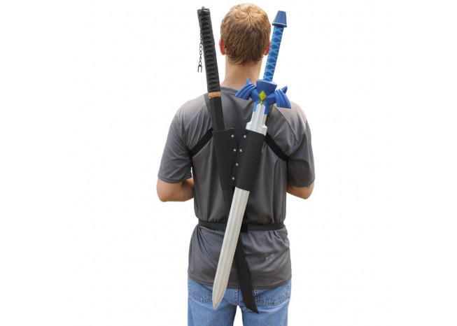Universal Lightening Warrior Double Sword Back Strap Sheath-1
