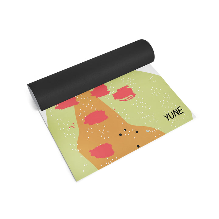 Yoga Mat | 6mm Thick | Multicolored | Non-Slip | Eco Friendly | Yune Yoga | Vega-1